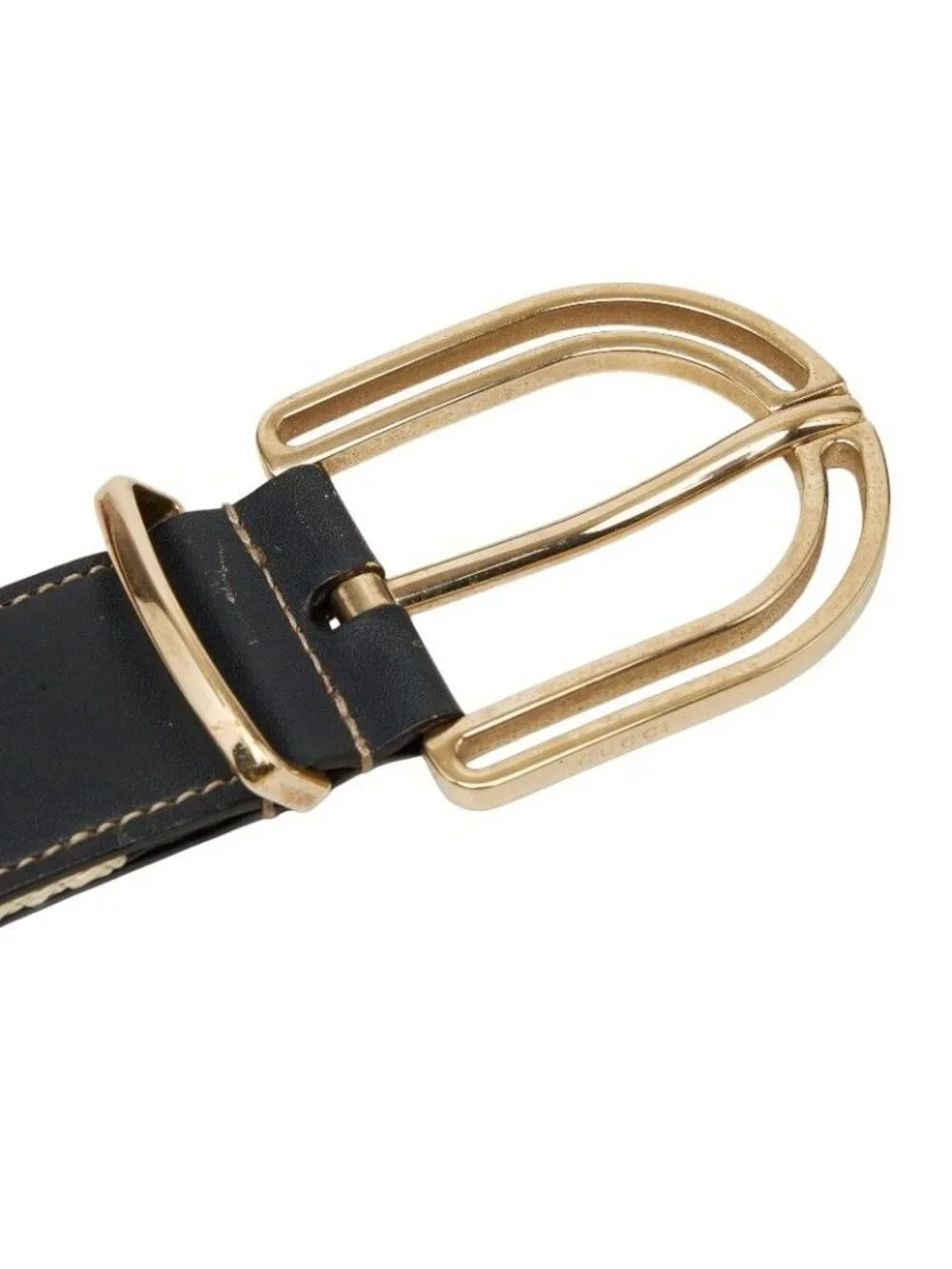 Gucci Sherry Line Belt 85 34 Multicolor Canvas Leather